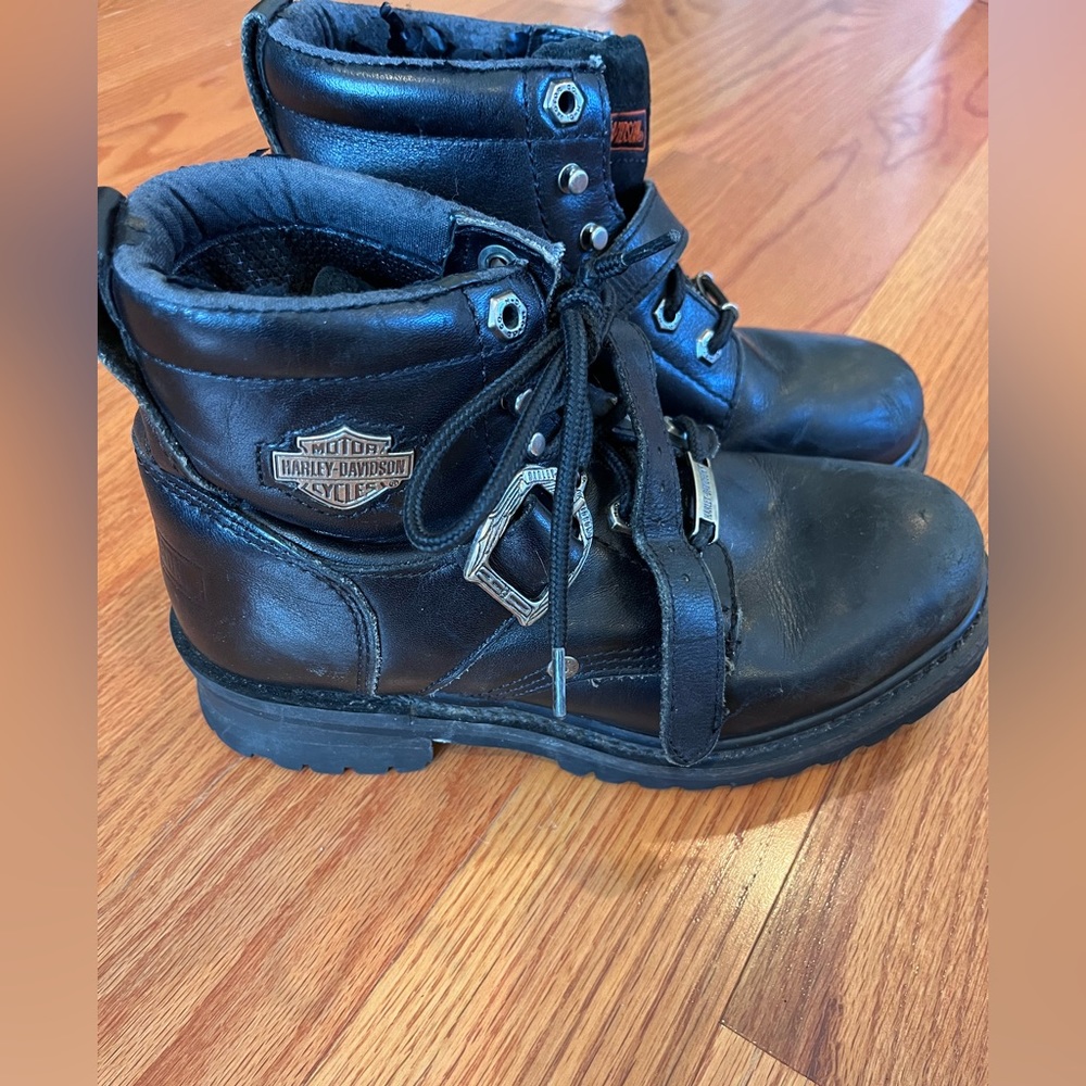 🖤 🏍️ Harley-Davidson Faded Glory Moto Boots 7.5